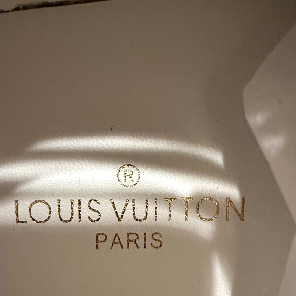Louis Vuitton Cream Sneakers with Brown Details - Picture 5 of 13